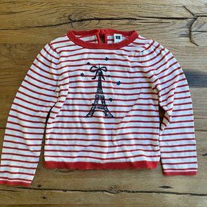 Janie & Jack Eiffel Tower Sweater - Size 4